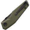 Real Steel Spectrum Button Lock Folding Knife OD Green G10