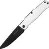 Real Steel Rokot Linerlock White G10 Folding Knife N690