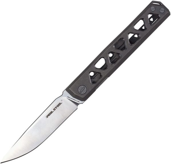 RS7661S.jpg Real Steel Burns Framelock Tumbled Titanium