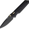 Real Steel Sacra Slide Lock Folding Knife K110 Blackout EDC