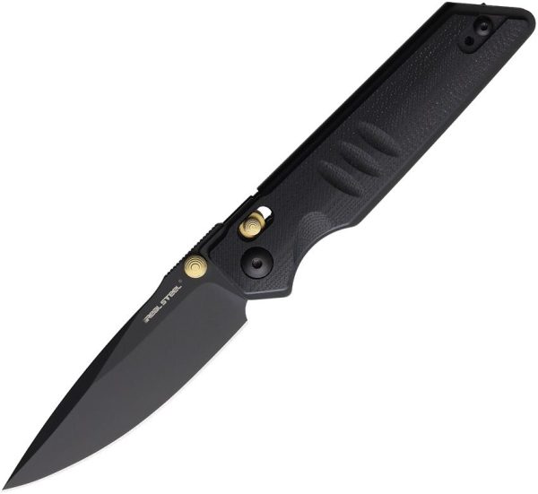 Real Steel Sacra Slide Lock Folding Knife K110 Blackout EDC