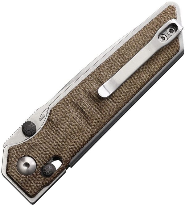 Real Steel Sacra Slide Lock K110 Canvas Micarta