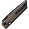 Real Steel Sacra TAC Coyote Brown K110 Folding Knife Tanto