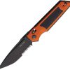 Real Steel Sacra TAC Folding Knife K110 Tanto Orange G10