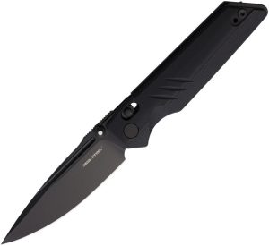 RS7714BB.jpg Real Steel Sacra Pro Folding Knife K110 Black G10 Crossbar Lock