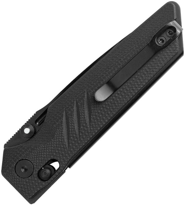 Real Steel Sacra Pro Folding Knife K110 Black G10 Crossbar Lock
