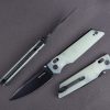Real Steel Sacra Pro Jade G10 Folding Knife K110 Blade