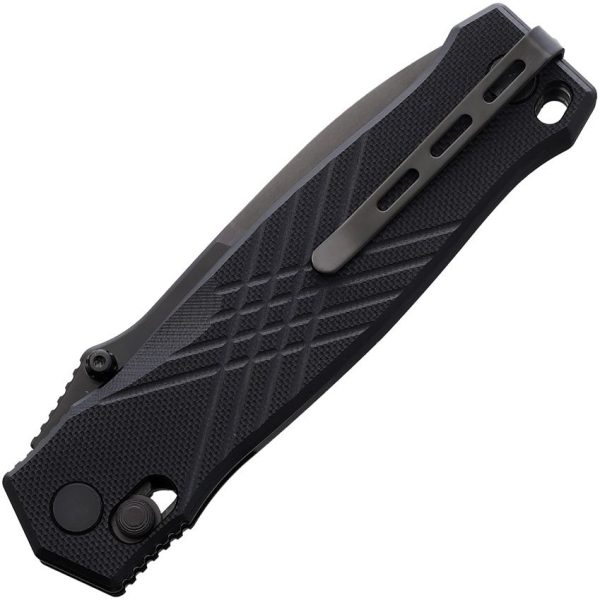Real Steel Muninn Slide Lock Blackout Folding Knife VG-10