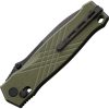 Real Steel Muninn Slide Lock OD Green G10 Folding Knife VG-10