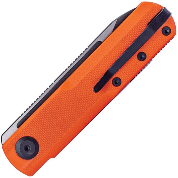 Real Steel G-Tanto Nitro V Folding Knife Orange G10
