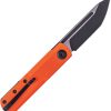 Real Steel G-Tanto Nitro V Folding Knife Orange G10