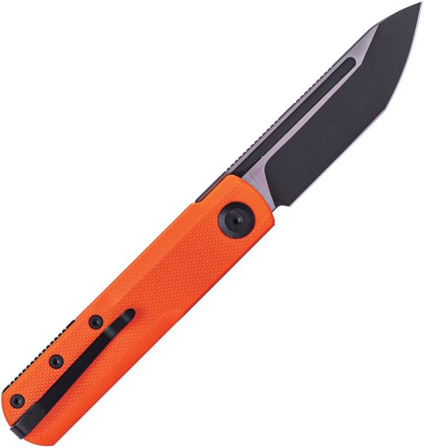 Real Steel G-Tanto Nitro V Folding Knife Orange G10