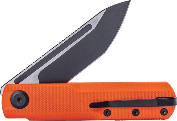 Real Steel G-Tanto Nitro V Folding Knife Orange G10
