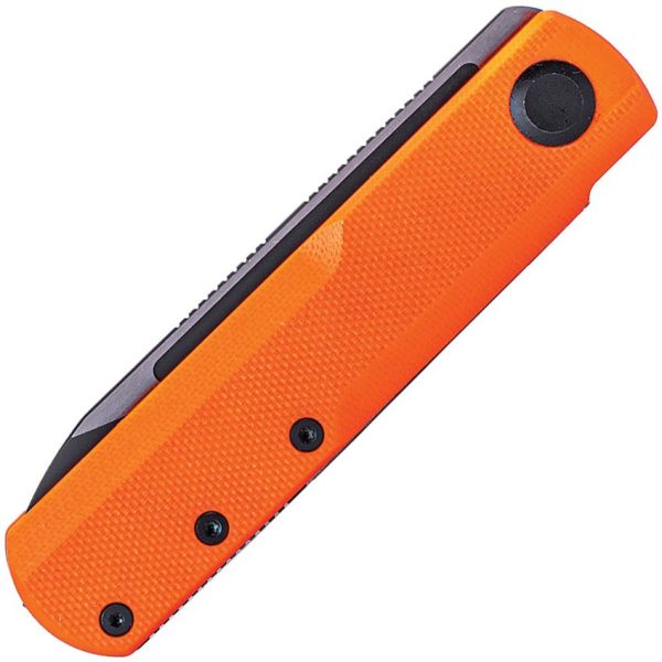 Real Steel G-Tanto Nitro V Folding Knife Orange G10