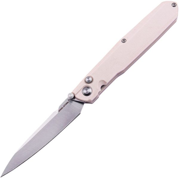 Real Steel G5 Metamorph Button Lock Folding Knife 14C28N Blade