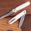 Real Steel G5 Metamorph Button Lock Folding Knife 14C28N Blade
