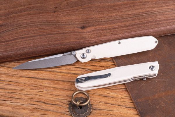 Real Steel G5 Metamorph Button Lock Folding Knife 14C28N Blade