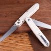 Real Steel G5 Metamorph Button Lock Folding Knife 14C28N Blade