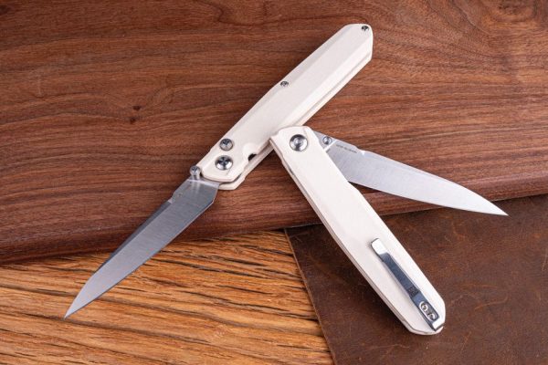 Real Steel G5 Metamorph Button Lock Folding Knife 14C28N Blade