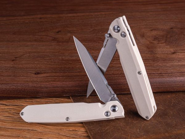 Real Steel G5 Metamorph Button Lock Folding Knife 14C28N Blade