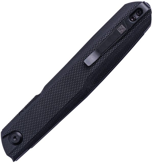 Real Steel G5 Metamorph Button Lock Folding Knife Black 14C28N