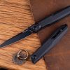 Real Steel G5 Metamorph Button Lock Folding Knife Black 14C28N