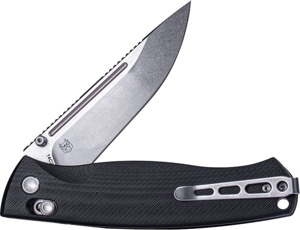 Real Steel Pathfinder FFG Folding Knife 14C28N Blade Black G10