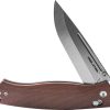 Real Steel Pathfinder Crossbar Lock Brown Micarta