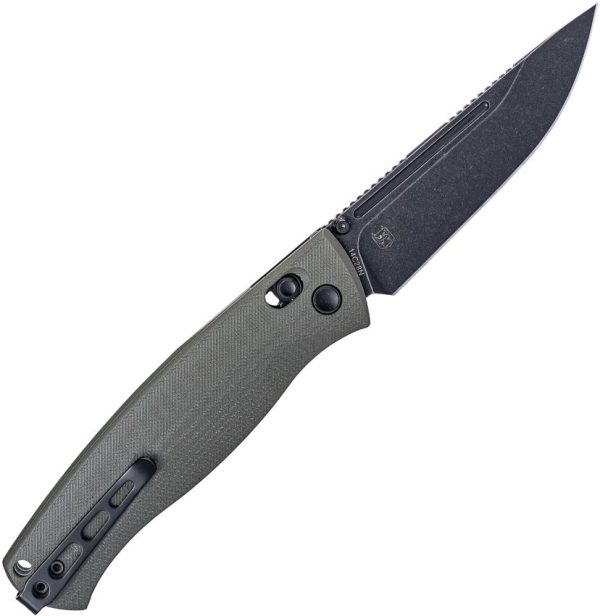 Real Steel Pathfinder FFG Folding Knife 14C28N Blade OD Green G10