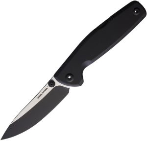 RS7871BB.jpg Real Steel Yak Lockback Black Folding Knife 14C28N Sandvik