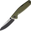 Real Steel Yak Lockback Green Folding Knife 14C28N Sandvik