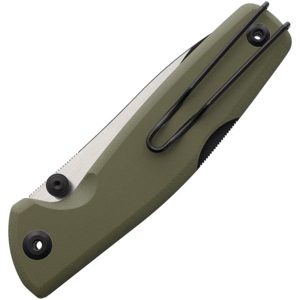 Real Steel Yak Lockback Green Folding Knife 14C28N Sandvik