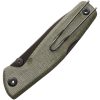 Real Steel Yak Lockback Green Micarta Scandi Grind