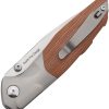 Real Steel Hoeft Button Lock Folding Knife S35VN Titanium Micarta