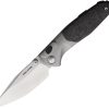 Real Steel Hoeft Button Lock Folding Knife S35VN Carbon Fiber