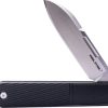 Real Steel Barlow RB5 Slip Joint Folding Knife N690 Black G10