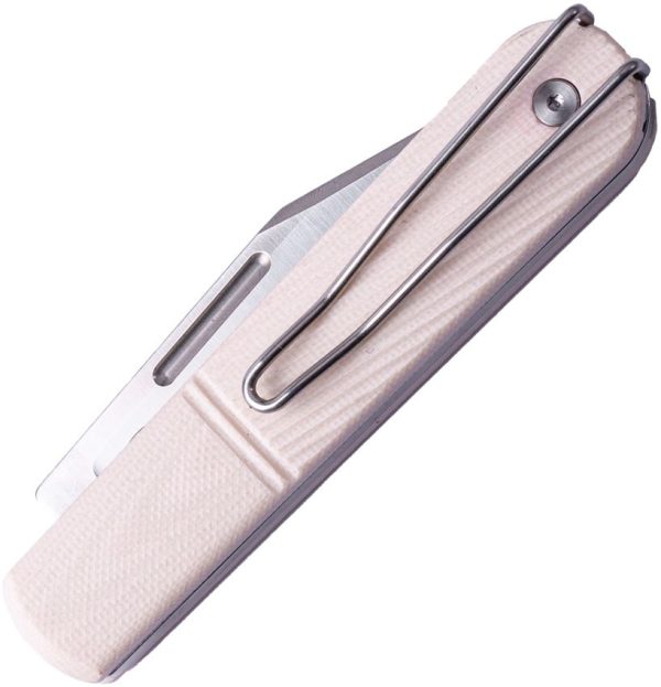 Real Steel Barlow RB5 Slip Joint Folding Knife Ivory G10 N690
