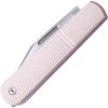 Real Steel Barlow RB5 Slip Joint Folding Knife Ivory G10 N690