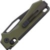 Real Steel Vis Crossbar Lock Green G10 Folding Knife 12C27