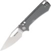 Real Steel Vis Crossbar Lock Gray G10 Folding Knife 12C27
