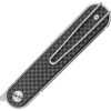 Real Steel Iris Linerlock CF Flipper Carbon Fiber