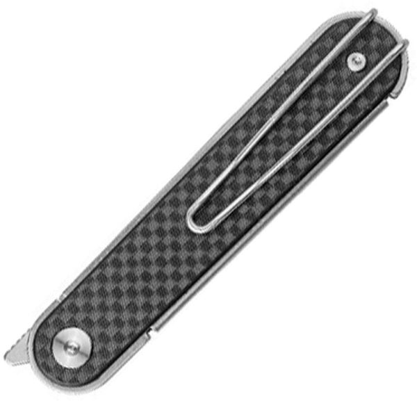 Real Steel Iris Linerlock CF Flipper Carbon Fiber