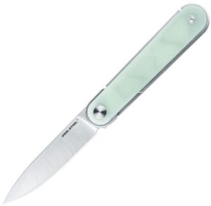 Real Steel Iris Linerlock Jade Green G10 Flipper