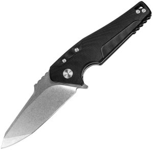 RS9841.jpg Real Steel Echo Linerlock Folding Knife - Black G10
