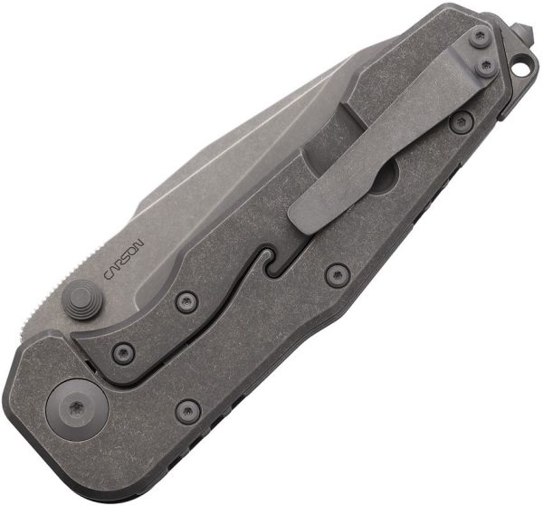 Real Steel Evolution Button Lock S35VN Folding Knife