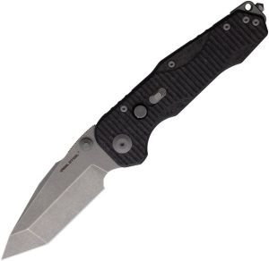 Real Steel Evolution Button Lock Tanto Folding Knife S35VN