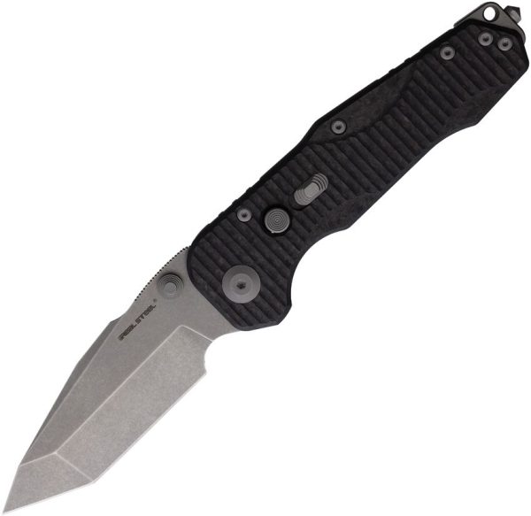 Real Steel Evolution Button Lock Tanto Folding Knife S35VN