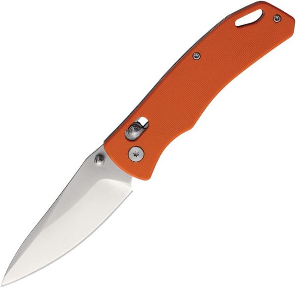 Rite Edge Rolling Lock Orange G10 Folding Knife