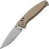 Rite Edge Rolling Lock Khaki Aluminum Folding Knife