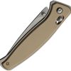 Rite Edge Rolling Lock Khaki Aluminum Folding Knife